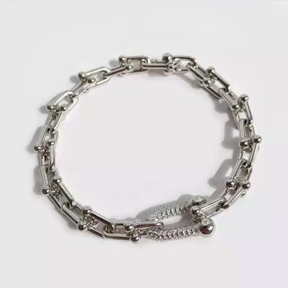 Link Bracelet Silver(CZ)