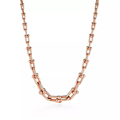 Link Necklace Rose Gold